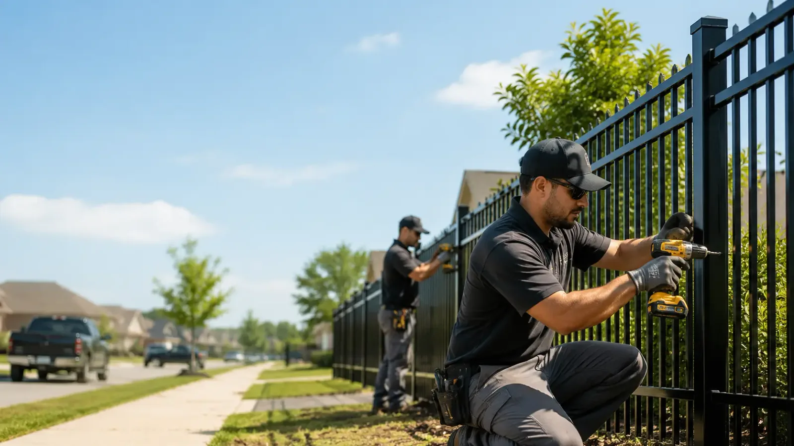Metal Fence Installation in Plattenville, LA